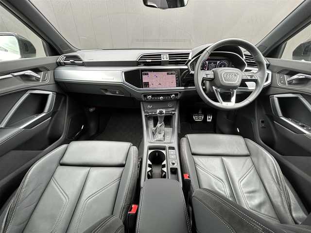 アウディ Ｑ３ SB 35TDIクワトロ Sライン 道東・釧路十勝 2021(令3)年 4.6万km 白 ワンオーナー車/ベーシックパッケージ/　・シートヒーター(前席)/　・パワーシート(前席)/　・オートマチックテールゲート/アシスタンスパッケージ/　・アダプティブクルーズアシスト/　・ハイビームアシスト/バーチャルコックピット/純正メモリナビ/TV/BT/USB/社外ドライブレコーダー(前後)/360°カメラ/パドルシフト/純正19インチAW/LEDヘッドライト/オートライト/リアフォグライト/純正フロアマット/ETC2.0