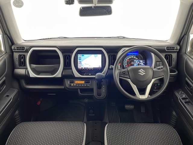 スズキ ハスラー HYBRID G 宮崎県 2020(令2)年 4.3万km シフォンアイボリーM ワンオーナー/SUZUKI Safety Support/〇デュアルカメラブレーキサポート/〇後退時ブレーキサポート/〇誤発進抑制機能（前方・後方）/〇車線逸脱警報機能/〇車線逸脱抑制機能/〇ふらつき警報機能/〇標識認識機能/〇オートハイビーム/〇先行車発進お知らせ機能/〇コーナーセンサー/純正8インチSDナビ/フルセグTV/CD/DVD/Bluetooth/全方位モニター/シートヒーター/ナビ一体型ドライブレコーダー/ビルトインETC/純正ゴムマット/アイドリングストップ/スマートキー×２/保証書/取扱説明書