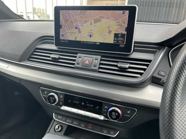 アウディ Ｑ５ 40TDIクワトロ 福岡県 2019(令1)年 2.9万km 紺 アダプティブクルーズコントロール/ブラインドスポットモニター/レーンキープアシスト/バーチャルコックピット/マトリクスLEDライト/オートハイビーム/ハーフレザーシート/全席シートヒーター/純正ナビ/フルセグTV/全方位カメラ/Bluetooth/パワーバックドア/オートワイパー　/前後ドライブレコーダー/純正19インチアルミホイール/ETC2.0/取扱説明書/保証書/スペアキー×1