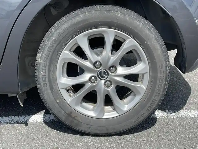 マツダ デミオ 13S 茨城県 2014(平26)年 11.2万km メテオグレーマイカ 純正ナビ/【FM・TV・BT・CD・DVD・USB】/バックカメラ/ドライブレコーダー全方のみ/アイドリングストップ/プッシュスタート/スペアキー1本/横滑り防止装置/ステアリングスイッチ/フロアマット純正/ETC