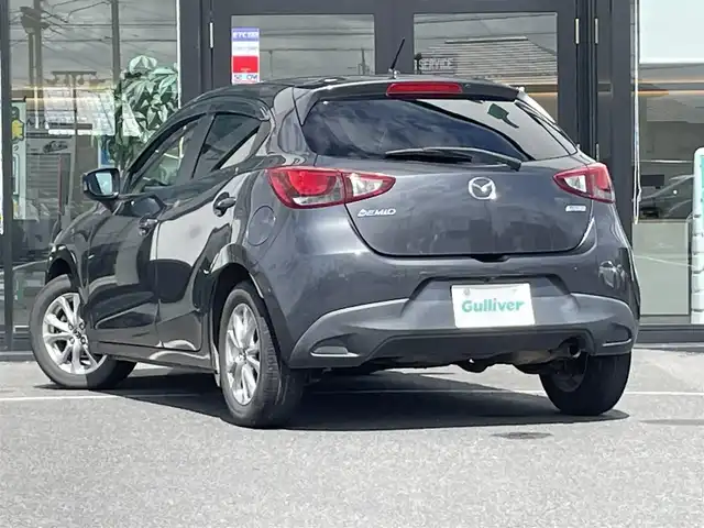 マツダ デミオ 13S 茨城県 2014(平26)年 11.2万km メテオグレーマイカ 純正ナビ/【FM・TV・BT・CD・DVD・USB】/バックカメラ/ドライブレコーダー全方のみ/アイドリングストップ/プッシュスタート/スペアキー1本/横滑り防止装置/ステアリングスイッチ/フロアマット純正/ETC