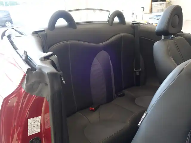 日産 マイクラ Ｃ＋Ｃ 静岡県 2007(平19)年 10.5万km ワインＭ マーチマイクラコンバーチブル/電動オープン/スタイリッシュガラスルーフ/自店管理ユーザー買取車両/車検令和9年5月まで/禁煙車/HIDヘッドライト/純正CDチューナー/ETC/革巻きステアリング/フロントフォグランプ/社外16インチアルミ/イモビライザー/保証書