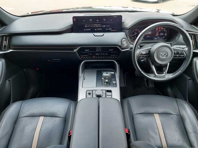 マツダ ＣＸ－６０ XD HV エクスクルーシブスポーツ 東京都 2022(令4)年 3.4万km ジェットブラックマイカ 純正12.3インチナビ/360°モニター/ビルトインETC/ドライブレコーダー/AC100V/置くだけ充電/レーダークルーズコントロール/スマートブレーキサポート/レーンキープアシスト/ブラインドスポットモニター/パワーバックドア/コーナーセンサー/ハーフレザーシート/シートヒーター/ベンチレーション/ステアリングヒーター/パドルシフト