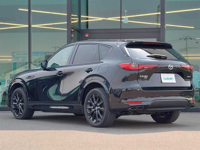 マツダ ＣＸ－６０ XD HV エクスクルーシブスポーツ 東京都 2022(令4)年 3.4万km ジェットブラックマイカ 純正12.3インチナビ/360°モニター/ビルトインETC/ドライブレコーダー/AC100V/置くだけ充電/レーダークルーズコントロール/スマートブレーキサポート/レーンキープアシスト/ブラインドスポットモニター/パワーバックドア/コーナーセンサー/ハーフレザーシート/シートヒーター/ベンチレーション/ステアリングヒーター/パドルシフト