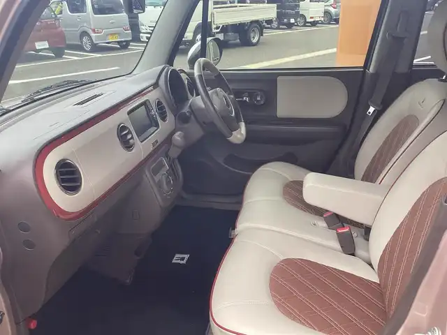 スズキ ラパン ショコラ X 福井県 2014(平26)年 5.1万km シャンパンピンクパール/メタリックホワイト ETC車載器/バックカメラ/純正ホイルキャップ/プッシュスタート/フロアマット/ドアバイザー