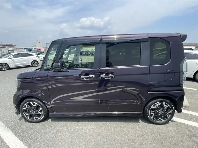 ホンダ Ｎ ＢＯＸ カスタム G L ターボ ホンダセンシング 熊本県 2018(平30)年 10.5万km プレミアムベルベットパープル・パール (株)IDOMが運営する【じしゃロン熊本店】の自社ローン専用車両になりますこちらは現金またはオートローンご利用時の価格です。自社ローンご希望の方は別途その旨お申付け下さい/純正ナビ（ＣＤ　ＤＶＤ　ＢＴ）　/バックカメラ　/両側パワースライドドア　/ホンダセンシング/ドライブレコーダー　/ビルトインＥＴＣ　/追従型クルーズコントローラー　/パドルシフト　/Ｗ＋サイドエアバッグ　/カーテンエアバッグ