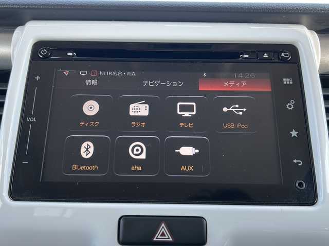 スズキ ハスラー X ターボ 青森県 2017(平29)年 9.2万km シフォンアイボリーM 4WD/ワンオーナー/純正メモリナビ・フルセグTV/CD・DVD・Bluetooth/前席シートヒーター/デュアルカメラブレーキサポート/誤発進抑制機能/レーンキープアシスト/ヒルディセントコントロール/ビルトインETC/アイドリングストップ/HIDライト/フォグランプ/純正15インチアルミ/プッシュスタート/スマートキー