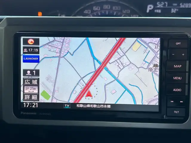 ダイハツ ウェイク G ターボ SA Ⅲ 和歌山県 2018(平30)年 5.3万km ブラックマイカメタリック Panasonic7インチナビ（CN-RE05WD）/フルセグTV/Bluetooth/CD/DVD/バックカメラ/ETC/ドライブレコーダー/スマートアシストIII/衝突軽減カメラ/コーナーセンサー/両側パワースライドドア/HIDヘッドライト/フォグランプ/オートライト/オートハイビーム/アイドリングストップ/フルオートエアコン/電動格納ミラー/純正14インチAW/横滑り防止機能/プッシュスタート/スマートキー