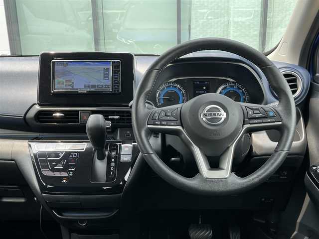 日産 デイズ HWS X プロパイロットED 香川県 2021(令3)年 2.7万km アトランティックブルー インテリジェントアラウンドビューモニター/社外ナビ（フルセグTV）/電動パーキングブレーキ/オートホールド/ステアリングスイッチ/ヘッドライトレバライザー/LEDヘッドライト/LEDフォグランプ/社外AW15インチ/ドライブレコダー/プッシュスタート/フロアマット、バイザー