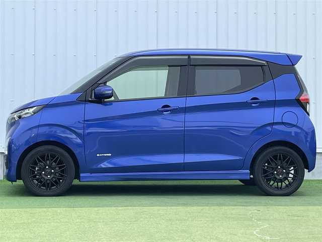 日産 デイズ HWS X プロパイロットED 香川県 2021(令3)年 2.7万km アトランティックブルー インテリジェントアラウンドビューモニター/社外ナビ（フルセグTV）/電動パーキングブレーキ/オートホールド/ステアリングスイッチ/ヘッドライトレバライザー/LEDヘッドライト/LEDフォグランプ/社外AW15インチ/ドライブレコダー/プッシュスタート/フロアマット、バイザー