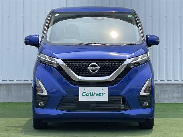 日産 デイズ HWS X プロパイロットED 香川県 2021(令3)年 2.7万km アトランティックブルー インテリジェントアラウンドビューモニター/社外ナビ（フルセグTV）/電動パーキングブレーキ/オートホールド/ステアリングスイッチ/ヘッドライトレバライザー/LEDヘッドライト/LEDフォグランプ/社外AW15インチ/ドライブレコダー/プッシュスタート/フロアマット、バイザー