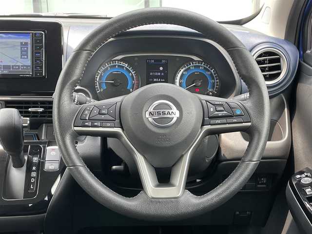 日産 デイズ HWS X プロパイロットED 香川県 2021(令3)年 2.7万km アトランティックブルー インテリジェントアラウンドビューモニター/社外ナビ（フルセグTV）/電動パーキングブレーキ/オートホールド/ステアリングスイッチ/ヘッドライトレバライザー/LEDヘッドライト/LEDフォグランプ/社外AW15インチ/ドライブレコダー/プッシュスタート/フロアマット、バイザー