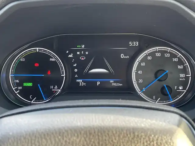 トヨタ ハリアー ハイブリッド G 福岡県 2023(令5)年 8万km プラチナホワイトパールマイカ トヨタセーフティセンス/PCS/LTA/PKSB/クリアランスソナー/純正ディスプレイオーディオ/フルセグTV/AM/FM/BT/Miracast/バックカメラ/デジタルインナーミラー/パワーバックドア/レーダークルーズコントロール/D席パワーシート/ビルトインETC2.0/純正AW/LEDオートライト/オートハイビーム/フォグランプ/電動パーキング/ブレーキホールド/スマートキー/プッシュスタート