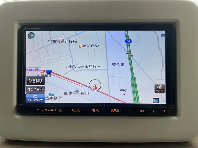 スズキ ラパン X 栃木県 2018(平30)年 16.9万km ベージュ ワンオーナー/純正ナビ（TV/AM/FM）/運転席シートヒーター/ETC/純正14インチアルミホイル/プッシュスタート/衝突軽減ブレーキ/アイドリングストップ/スマートキー/パワーステアリング/パワーウィンドウ