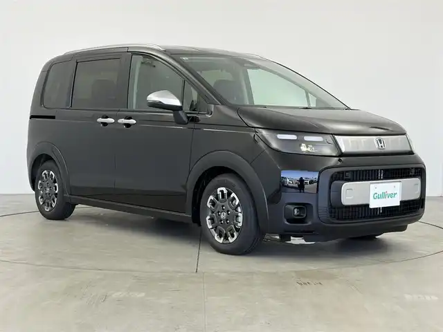 ホンダ フリード ハイブリット e:HEV クロスター 愛知県 2025(令7)年 0.1千km クリスタルブラックパール 登録済未使用車/純正9型ナビ/フルセグTV/Bluetooth接続/バックモニター/ホンダセンシング/衝突被害軽減ブレーキ/車線逸脱警報機能/踏み間違い防止装置/ブラインドスポットモニター/アダプティブクルーズコントロール/フォグランプ/ステアリングスイッチ/コーナーセンサー/電動パーキングブレーキ/オートホールド/フルオートエアコン/純正AW