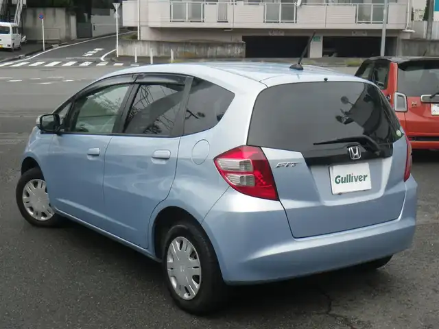 ホンダ フィット G 神奈川県 2009(平21)年 6.5万km シャーベットブルーメタリック 登録時64873km/HDDインターナビ　ワンセグTV/（DVD再生可/Mサーバー）/バックカメラ/ETC/キーレスキー/スペアキー/Fパッケージ/・セキュリティアラーム/・電動格納ミラー/・ウインカーミラー/・運転席ハイトアジャスター/・プライバシーガラス/取説書/保証書/点検記録/　22/3  23/2  23/7  23/10/ 25/9  27/10  29/9/R1/9  R3/9  R5/9