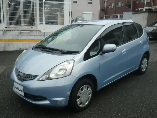 ホンダ フィット G 神奈川県 2009(平21)年 6.5万km シャーベットブルーメタリック 登録時64873km/HDDインターナビ　ワンセグTV/（DVD再生可/Mサーバー）/バックカメラ/ETC/キーレスキー/スペアキー/Fパッケージ/・セキュリティアラーム/・電動格納ミラー/・ウインカーミラー/・運転席ハイトアジャスター/・プライバシーガラス/取説書/保証書/点検記録/　22/3  23/2  23/7  23/10/ 25/9  27/10  29/9/R1/9  R3/9  R5/9