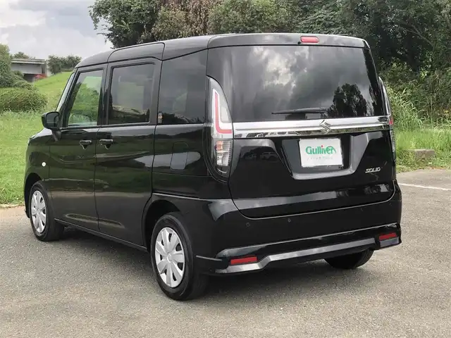 スズキ ソリオ G 福岡県 2023(令5)年 5.6万km スーパーブラックパール デュアルカメラブレーキサポート/純正8インチメモリナビ【SKW-S807】/　フルセグTV/CD/DVD/Bluetooth/プッシュスタート/片側パワースライドドア/フロアマット/保証書