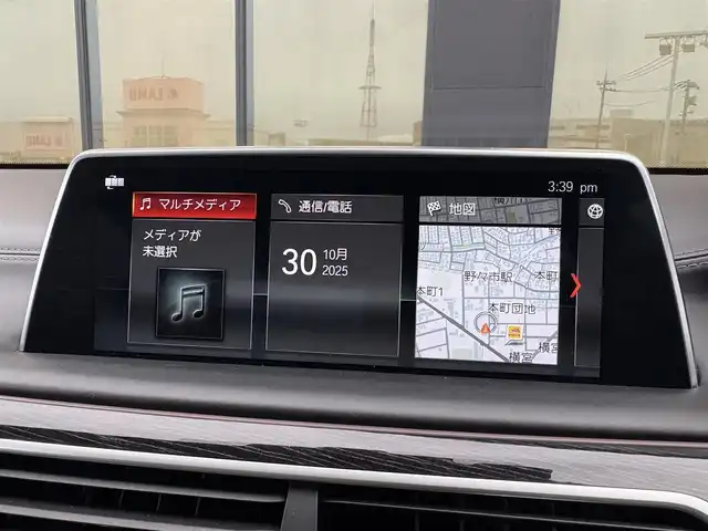 ＢＭＷ ７４０Ｌd xDrive Mスポーツ 石川県 2017(平29)年 7.2万km 黒 4WD/純正HDDナビ/　Bluetooth・AM/FM・CD・DVD・USB・AUX/フルセグTV/全方位カメラ/リアエンターテイメント/ヘッドアップディスプレイ/全席パワーシート/全席メモリーシート/アダプティブクルーズコントロール/アンチロック・ブレーキ・システム/衝突被害軽減システム/横滑り防止装置/前後コーナーセンサー/レーンキープアシスト/盗難防止装置/パーキングアシスト/アイドリングストップ/エアバッグ（W+サイド）/カーテンエアバッグ/純正アルミホイール/スマートキー