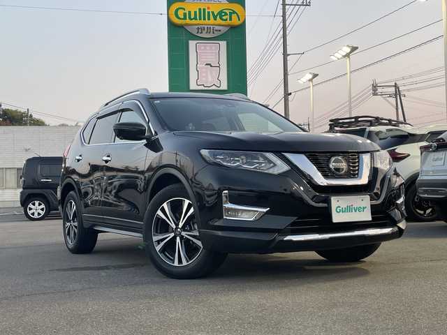 日産 エクストレイル 20Xi レザーエディション 山口県 2020(令2)年 2.9万km ダイヤモンドブラック プロパイロット　/レーダークルーズコントロール　/全席シートヒーター　/レザーシート/純正ナビ【ＭＭ５１９－Ｄ】/　（Ｂｌｕｅｔｏｏｔｈ・フルセグＴＶ・ＣＤ・ＤＶＤ・Ｂｌｕ－ｒａｙ）/ヒーテッドドアミラー/デジタルインナーミラー/全方位モニター・バックカメラ/ビルトインETC/ルーフレール/運転席・助手席パワーシート/電動リアゲート/前後ドライブレコーダー/LEDライト/オートライト/スペアキー1本/スマートキー/プッシュスタート/純正フロアマット/保証書/取扱説明書