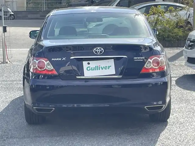 トヨタ マークＸ 300Gプレミアム 大阪府 2008(平20)年 9.7万km 紺 純正ナビ/サンルーフ/パワーシート/ETC/プッシュスタート/スマートキー/-スペアキー×１/純正１６インチAW