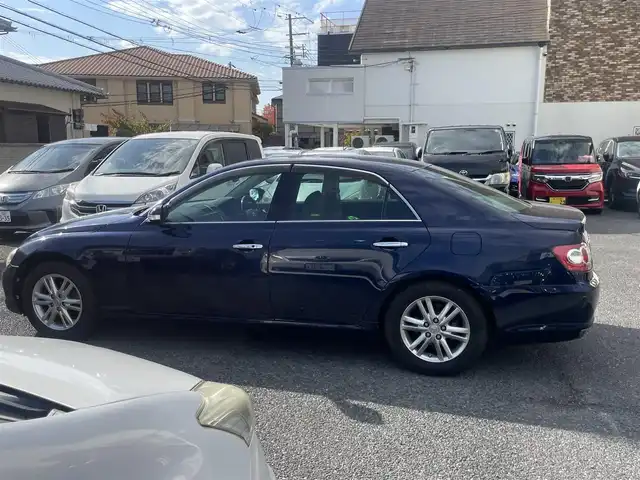 トヨタ マークＸ 300Gプレミアム 大阪府 2008(平20)年 9.7万km 紺 純正ナビ/サンルーフ/パワーシート/ETC/プッシュスタート/スマートキー/-スペアキー×１/純正１６インチAW