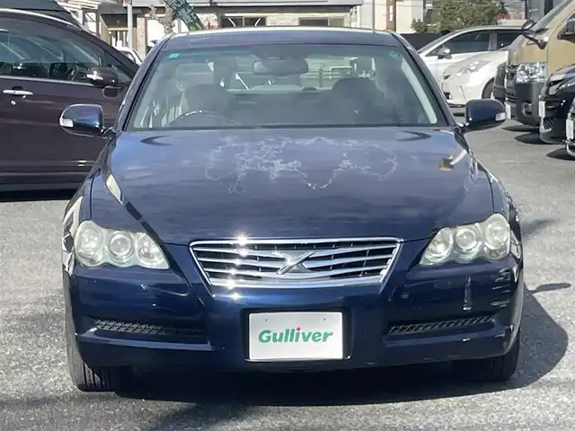 トヨタ マークＸ 300Gプレミアム 大阪府 2008(平20)年 9.7万km 紺 純正ナビ/サンルーフ/パワーシート/ETC/プッシュスタート/スマートキー/-スペアキー×１/純正１６インチAW