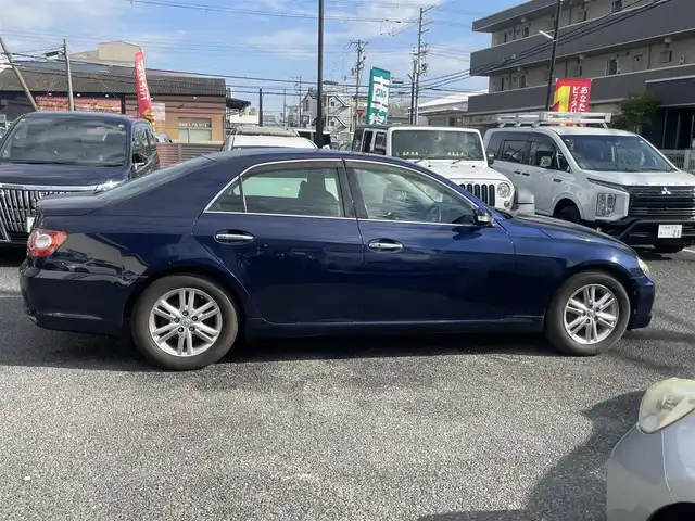 トヨタ マークＸ 300Gプレミアム 大阪府 2008(平20)年 9.7万km 紺 純正ナビ/サンルーフ/パワーシート/ETC/プッシュスタート/スマートキー/-スペアキー×１/純正１６インチAW