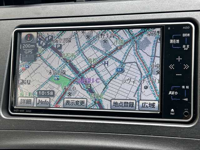 トヨタ プリウス S 大阪府 2009(平21)年 3.3万km ホワイトパールクリスタルシャイン ワンオーナー/７インチナビ（NHDT-W59)/AM/FM/ワンセグ/CD/バックカメラ/サイドカメラ/前後コーナーセンサー/プッシュスタート/エレクトロニックシフト/ステアリングリモコン/横滑り防止機能/電動格納ドアミラー/カーテンエアバック/オートライト/ヘッドライトレベライザー/純正フォグライト/スマートキー/純正フロアマット/純正ドアバイザー