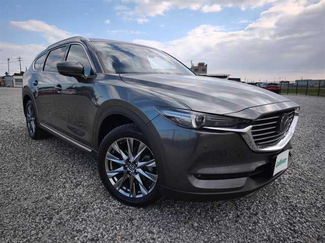 マツダ ＣＸ－８ XD Lパッケージ 香川県 2020(令2)年 8.3万km マシーングレープレミアムM ワンオーナー/サンルーフ/純正8型ナビ(BT/CD/DVD)/フルセグTV/パワーバックドア/360度ビューモニター/ETC/セルスタードライブレコーダー/レーダークルーズコントロール/パーキングセンサー/アドバンスドスマートシティブレーキサポート/ブラインドスポットモニタリング/スマートブレーキサポート/レーンキープアシストシステム/交通標識認識システム/ドライバーアテンションアラート/車線逸脱警報システム/アクティブドライビングディスプレイ/ツインターボ/アダプティブLEDヘッドランプ/デュアルオートエアコン/本革巻きステアリング/ステアリングヒーター/ディープレッドナッパ革シート/前席/2列目シートヒーター/前席パワーシート/ベンチレーション/運転席ドライビングポジションメモリー/BOSEサウンドシステム/純正19インチアルミホイール/アドバンストキーレスエントリーシステム/禁煙車