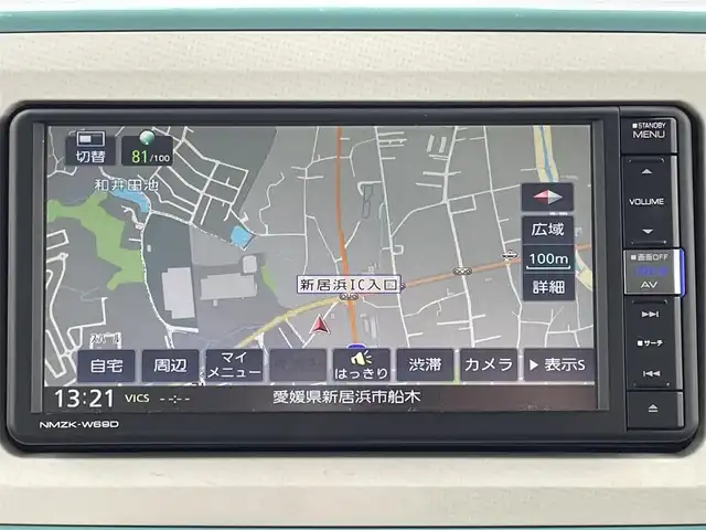 ダイハツ ムーヴ キャンバス X メイクアップ リミテッド SAⅢ 愛媛県 2019(平31)年 2.8万km パールホワイトⅢ/ファインミントメタリック 2トーン 純正ナビ/フルセグTV/BT/AM/FM/CD/DVD/全周囲カメラ/両側パワースライドドア/ドラレコ/衝突被害軽減装置/横滑り防止装置/ETC/アイドリングストップ/盗難防止装置/電格ミラー/シガーソケット/純正ドアバイザー/ISOFIX/フォグランプ/スペアキー1本/純正ホイールキャップ/現状サマー(鉄)(155/65/R14)/DUNLOP ENASAVE