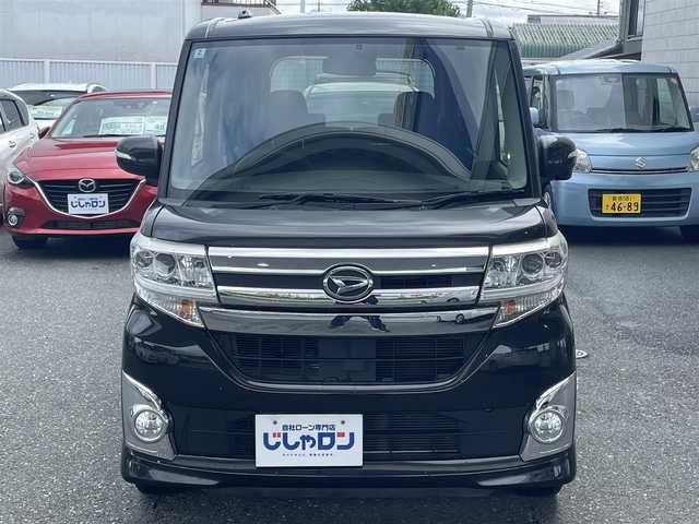 ダイハツ タント カスタム X 愛知県 2015(平27)年 8.2万km ブラックマイカメタリック (株)IDOMが運営する【じしゃロン豊川店】の自社ローン専用車両になります。こちらは現金またはオートローンご利用時の価格です。自社ローンご希望の方は別途その旨お申付け下さい/ 純正メモリナビ/　◯ CD再生機能/　◯ DVD再生機能/　◯ BT対応/　◯ フルセグTV/ バックカメラ/ ETC/ ステアリングスイッチ/ プッシュスタート/ 左側パワースライドドア/ ドアバイザー/ ウインカーミラー/ 純正フロアマット