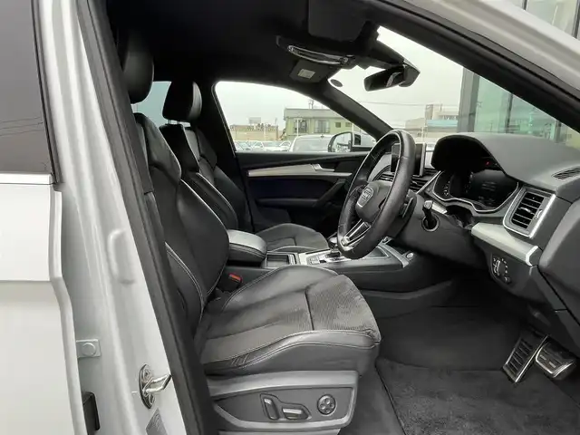 アウディ Ｑ５ 40TDIクワトロ スポーツ 石川県 2019(平31)年 5.6万km パール 4WD/衝突軽減ブレーキ/純正メモリーナビ/バック/フロント/サイド/全方位カメラ/フルセグＴＶ/AppleCarPlay/Bluetooth/バーチャルコックピット/オートクルーズコントロール/ブラインドスポットモニター/レーンキープアシスト/クリアランスソナー/パワーリアゲート/パワーシート/シートヒーター/オートライト/マトリクスLEDヘッドライト/ETC