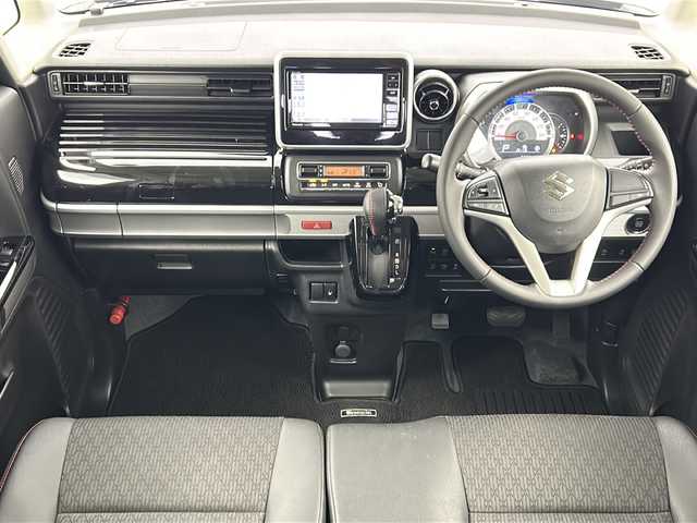 スズキ スペーシア カスタム HYBRID XS 宮城県 2019(平31)年 6.6万km ムーンライトバイオレットPM 禁煙車/1オーナー/スズキセーフティサポート/・車線逸脱抑制制御機能/・車線逸脱警報機能/・パーキングソナー/・横滑り防止装置/・ハイビームアシスト/デュアルカメラブレーキサポート	/ストラーダナビ/・BT.CD.DVD.SD/フルセグTV/両側パワースライドドア/ハーフレザーシート/運転席シートヒーター/LEDヘッドライト/フォグランプ/アイドリングストップ/プッシュスタート/スマートキー/ステアリングスイッチ/サーキュレーター/純正15inAW/純正フロアマット/ロールサンシェード/シートバックテーブル