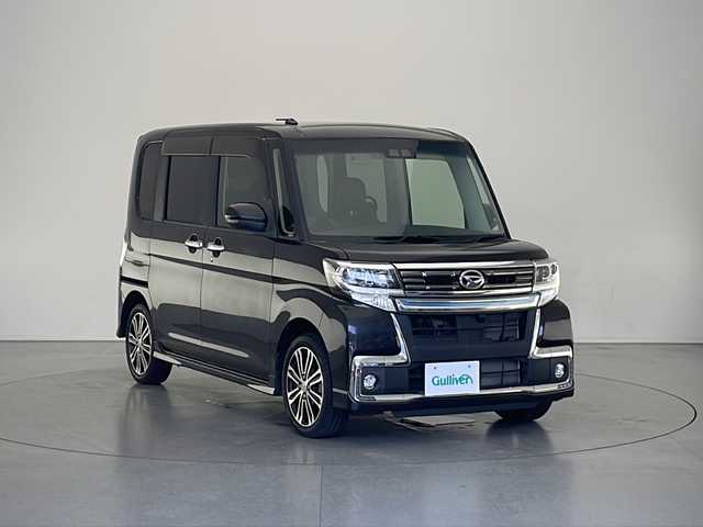 ダイハツ タント カスタム RS トップED SA Ⅲ 長野県 2018(平30)年 4.1万km ブラックマイカメタリック 4WD/純正SDナビ（型番：NSZN-X67D）/（フルセグTV/CD/DVD/SD/BL/USB）/バックカメラ/両側パワースライド/衝突被害軽減システム/ビルトインETC/LEDヘッドライト/オートマチックハイビーム/オートライト/ステアリングスイッチ/シートヒーター（D席）/純正マット/純正アルミホイール/ドアバイザー/2列目サンシェード/電格ミラー/スマートキー/スペアキー/取説・保証書