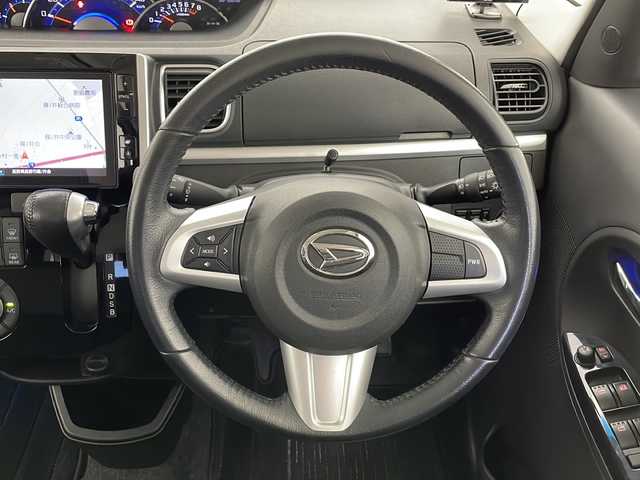 ダイハツ タント カスタム RS トップED SA Ⅲ 長野県 2018(平30)年 4.1万km ブラックマイカメタリック 4WD/純正SDナビ（型番：NSZN-X67D）/（フルセグTV/CD/DVD/SD/BL/USB）/バックカメラ/両側パワースライド/衝突被害軽減システム/ビルトインETC/LEDヘッドライト/オートマチックハイビーム/オートライト/ステアリングスイッチ/シートヒーター（D席）/純正マット/純正アルミホイール/ドアバイザー/2列目サンシェード/電格ミラー/スマートキー/スペアキー/取説・保証書