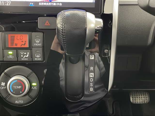 ダイハツ タント カスタム RS トップED SA Ⅲ 長野県 2018(平30)年 4.1万km ブラックマイカメタリック 4WD/純正SDナビ（型番：NSZN-X67D）/（フルセグTV/CD/DVD/SD/BL/USB）/バックカメラ/両側パワースライド/衝突被害軽減システム/ビルトインETC/LEDヘッドライト/オートマチックハイビーム/オートライト/ステアリングスイッチ/シートヒーター（D席）/純正マット/純正アルミホイール/ドアバイザー/2列目サンシェード/電格ミラー/スマートキー/スペアキー/取説・保証書
