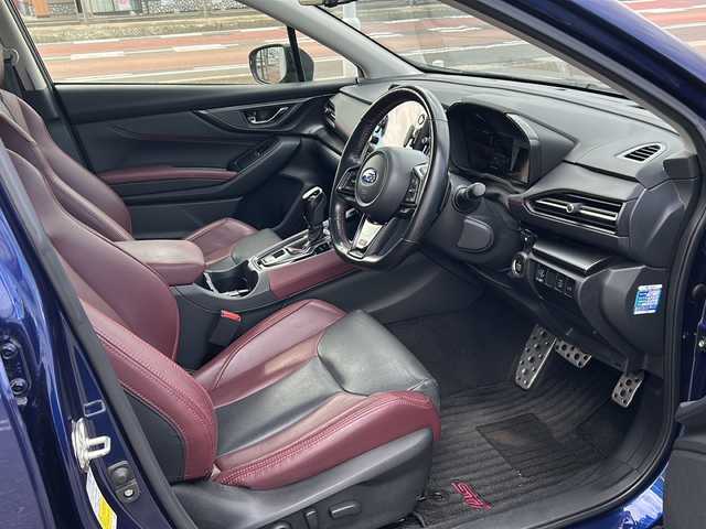スバル レヴォーグ 1．8STIスポーツ EX 秋田県 2020(令2)年 7万km ラピスブルーP 赤黒革シート/純正ディスプレイオーディオ/純正フルセグ/バックカメラ/純正18インチアルミ/４WD/ETC2.0/リアコーナーセンサー/スペアキー