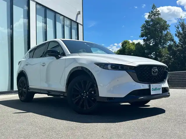 マツダ ＣＸ－５ XD スポーツアピアランス 大阪府 2023(令5)年 2.1万km ロジウムホワイトプレミアムメタリック 純正８インチナビ　/ＥＴＣ　/全方位モニター　/ＬＥＤヘッドランプ　/ドライブレコーダー　/レザーシート　/パワーシート　/クルーズコントロール　/純正１９インチアルミホイール　/ヘッドアップディスプレイ