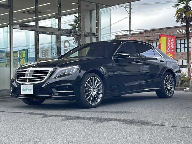 メルセデス・ベンツ Ｓ５５０Ｌ 福島県 2014(平26)年 4.4万km オブシディアンブラック 登録時走行距離　　　４３１３４ｋｍ/メーカー純正HDDナビ/【ＡＭ／ＦＭ／ＢＴ／ＣＤ／ＤＶＤ／フルセグ】/パワーシート/シートヒーター/プッシュスタート/ETC/パドルシフト/アラウンドビューモニター/パワーバックドア/LEDヘッドライト/クリアランスソナー/純正AW/レーンキープアシスト/ステアリングアシスト/オートライト/サンルーフ/プレミアムサウンド/レザーシート/ステアリングスイッチ/クルコン/レーダー探知機