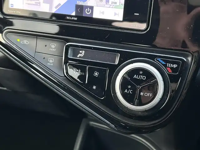 トヨタ アクア S 福岡県 2017(平29)年 3.3万km ブラックマイカ 社外7型ナビ(フルセグTV/CD/DVD/BT)バックカメラETC前後ドラレコシートヒーター純正フロアマット社外15インチアルミホイール