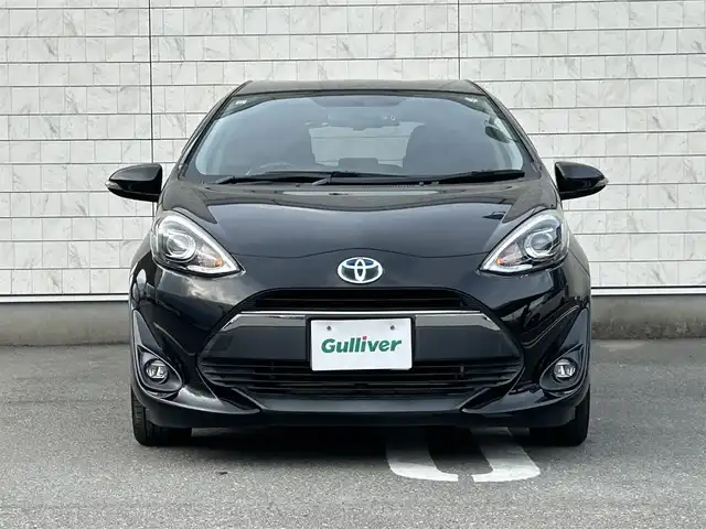 トヨタ アクア S 福岡県 2017(平29)年 3.3万km ブラックマイカ 社外7型ナビ(フルセグTV/CD/DVD/BT)バックカメラETC前後ドラレコシートヒーター純正フロアマット社外15インチアルミホイール