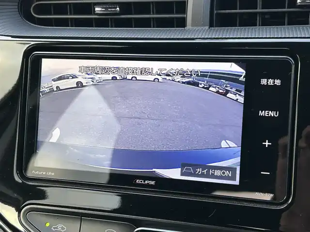 トヨタ アクア S 福岡県 2017(平29)年 3.3万km ブラックマイカ 社外7型ナビ(フルセグTV/CD/DVD/BT)バックカメラETC前後ドラレコシートヒーター純正フロアマット社外15インチアルミホイール