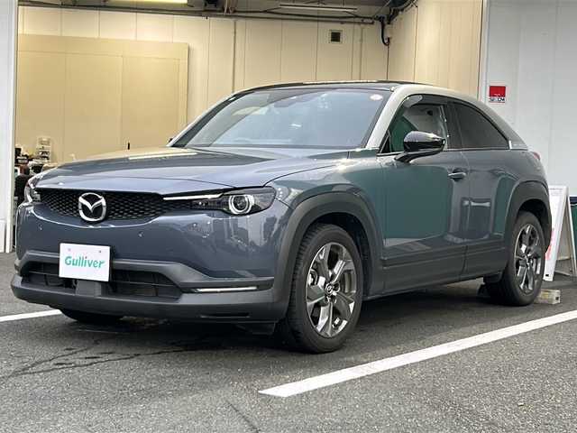 マツダ ＭＸ－３０ 京都府 2022(令4)年 2.2万km ポリメタルグレーメタリック3トーン 純正9インチナビ　全周囲カメラ　フルセグテレビ　追従走行付きクルーズコントロール　純正ETC　前後ドライブレコーダー　パワーシート　前席シートヒーター　純正アルミ　前後コーナーセンサー　LED　禁煙車