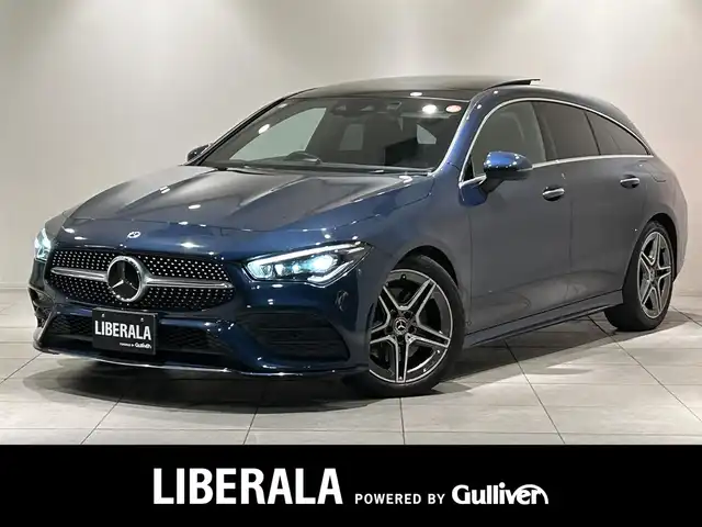 メルセデス・ベンツ ＣＬＡ２００ｄ 愛知県 2021(令3)年 3.4万km デニムブルー アドバンスドパッケージ/レザーエクスクルーシブパッケージ/パノラミックスライディングルーフ/レーダーセーフティーパッケージ/マルチビームLEDヘッドライト/シートヒーター/ETC/パワーバックドア/プッシュスタート/ドライブレコーダー