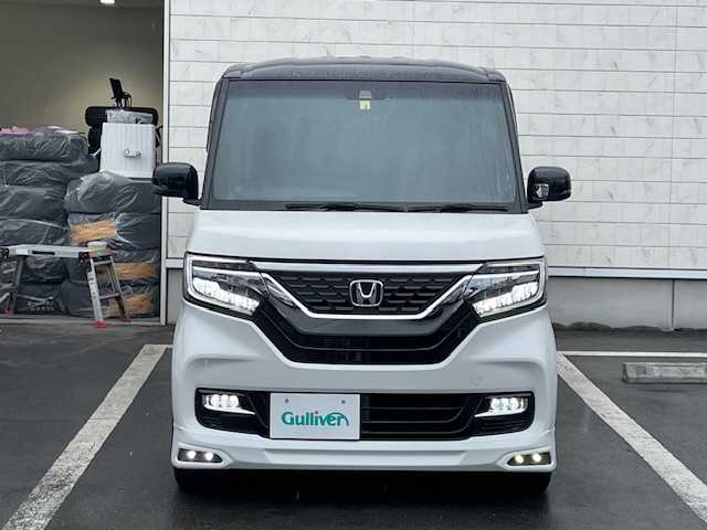 ホンダ Ｎ ＢＯＸ 2トン カスタム G L ターボ ホンダセンシング 静岡県 2020(令2)年 1.9万km プラチナホワイトパール ツートンカラー/純正8インチメモリナビ・フルセグTV/バックカメラ/両側パワースライドドア/LEDヘッドライト/LEDフォグライト/リップスポイラー/ETC/ハーフレザーシート/シートヒーター/社外マフラー/パドルシフト/レーダークルーズコントロール/純正前後ドライブレコーダー