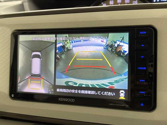 ダイハツ ムーヴ キャンバス G メイクアッフ SA Ⅱ 宮崎県 2016(平28)年 7.3万km シルキーブルーP 禁煙車/衝突被害軽減ブレーキ/社外ナビTV/（MDV-D404BTW/CD/DVD/Bluetooth/フルセグTV)/社外ETC/純正セキュリティアラーム/純正LEDオートライト/純正LEDフォグ/純正フロアマット/両側電動スライドドア/クリアランスソナー/リアプライバシーガラス/オート電動格納ミラー/オートエアコン/スマートキー/プッシュエンジンスタート/新車時保証書/取扱い説明書