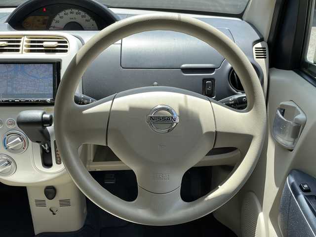 日産 オッティ M 高知県 2008(平20)年 2.1万km グリーンM 社外ＳＤナビ/・フルセグＴＶ/・Ｂｌｕｅｔｏｏｔｈオーディオ/・ＣＤ/片側パワースライドドア/純正フロアマット/社外ETC/走行距離20865km/ハロゲンライト/パワーステアリング/パワーウィンドウ/リモコンキー