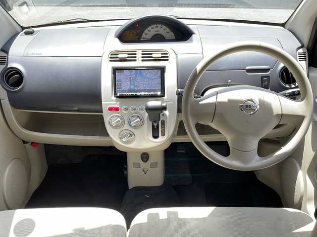 日産 オッティ M 高知県 2008(平20)年 2.1万km グリーンM 社外ＳＤナビ/・フルセグＴＶ/・Ｂｌｕｅｔｏｏｔｈオーディオ/・ＣＤ/片側パワースライドドア/純正フロアマット/社外ETC/走行距離20865km/ハロゲンライト/パワーステアリング/パワーウィンドウ/リモコンキー