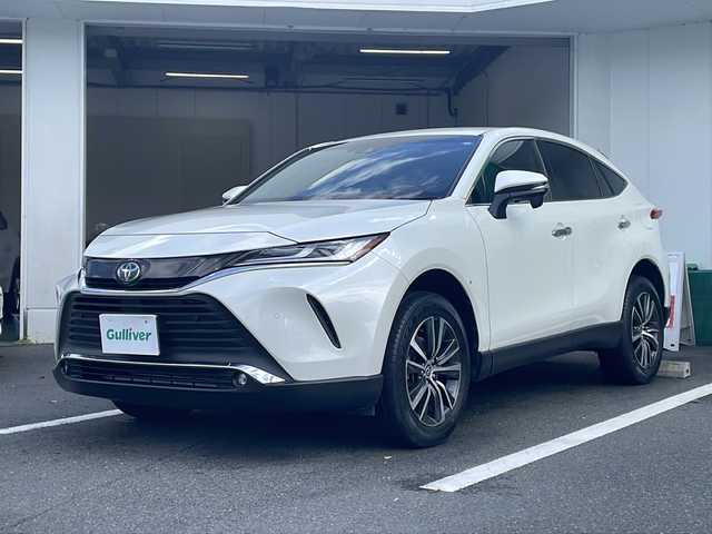 トヨタ ハリアー ハイブリッド G 京都府 2020(令2)年 4.4万km ホワイトパールクリスタルシャイン 純正メーカーナビ　ＪＢＬサウンド　バックカメラ　レーダークルーズコントロール　ブラインドスポットモニター　デジタルインナーミラー　クリアランスソナー　ＬＥＤヘッドライト　前後ドラレコ　ビルトインＥＴＣ